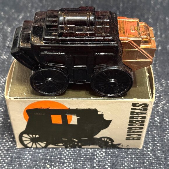 Avon Stagecoach Glass Bottle Decanter, Vintage Circa 1970s - Picture 11 of 15